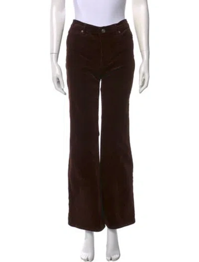 Pre-owned Frame Wide Leg Pants In Brown