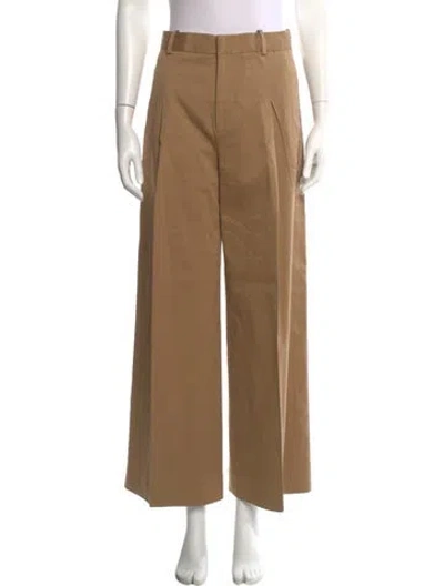 Pre-owned Frame Wide Leg Pants In Brown