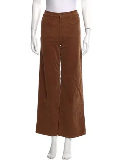 Pre-owned Frame Wide Leg Pants In Brown