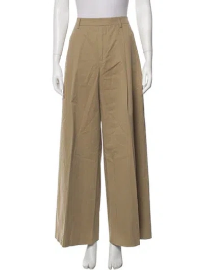 Pre-owned Frame Wide Leg Pants In Brown