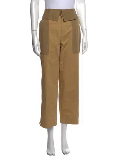 Pre-owned Frame Wide Leg Pants In Brown/neutrals