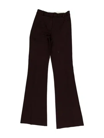 Pre-owned Frame Wide Leg Pants In Burgundy