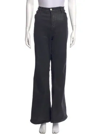 Pre-owned Frame Wide Leg Pants In Gray