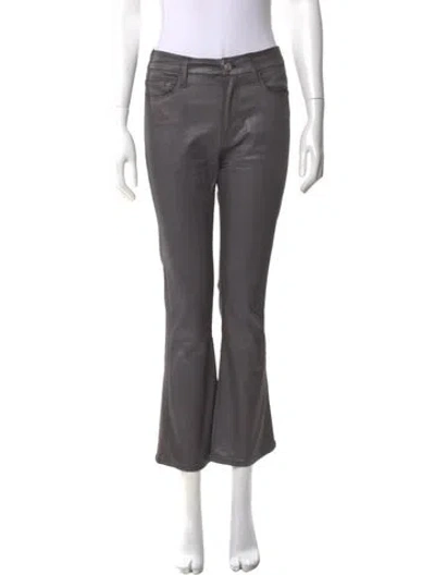 Pre-owned Frame Wide Leg Pants In Gray