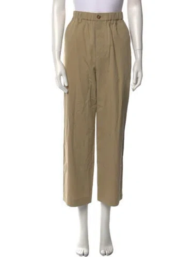 Pre-owned Frame Wide Leg Pants In Green