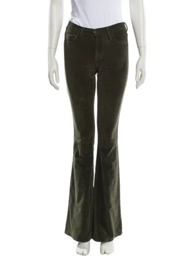 Pre-owned Frame Wide Leg Pants In Green