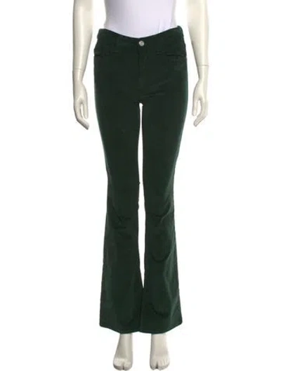 Pre-owned Frame Wide Leg Pants In Green