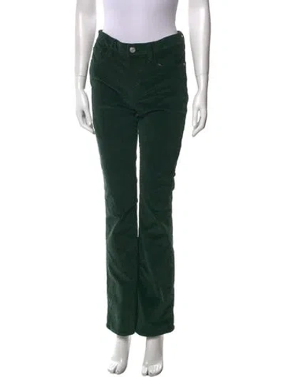 Pre-owned Frame Wide Leg Pants In Green