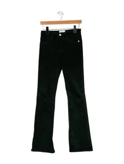 Pre-owned Frame Wide Leg Pants In Green