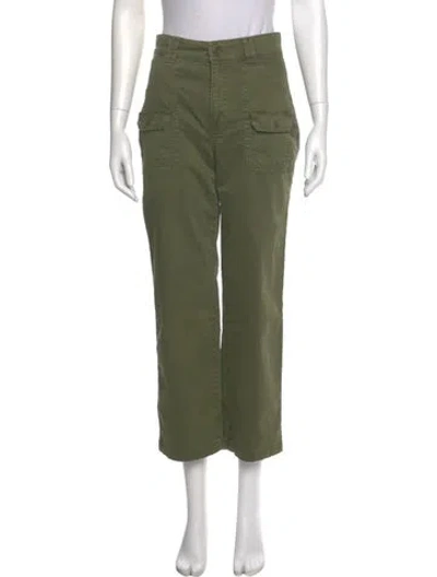 Pre-owned Frame Wide Leg Pants In Green