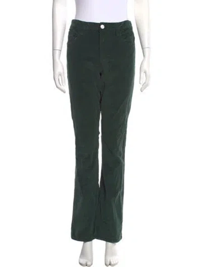Pre-owned Frame Wide Leg Pants In Green