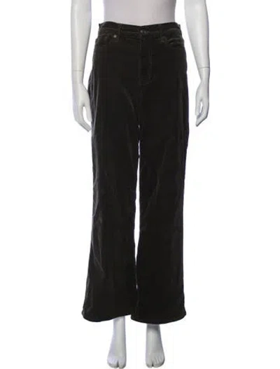 Pre-owned Frame Wide Leg Pants In Green