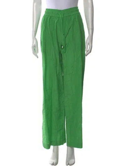 Pre-owned Frame Wide Leg Pants In Green