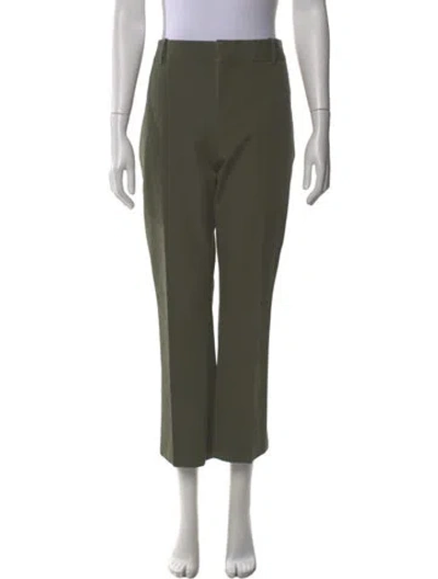 Pre-owned Frame Wide Leg Pants In Green