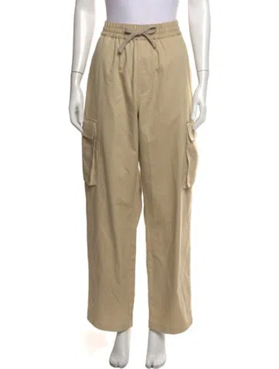 Pre-owned Frame Wide Leg Pants In Green