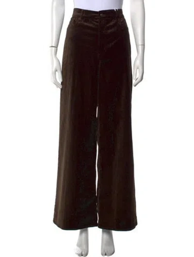Pre-owned Frame Wide Leg Pants In Green