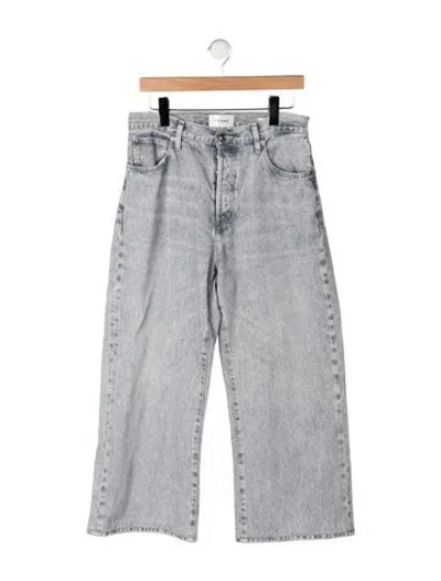 Pre-owned Frame Wide Leg Pants In Grey