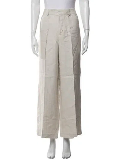Pre-owned Frame Wide Leg Pants In Grey