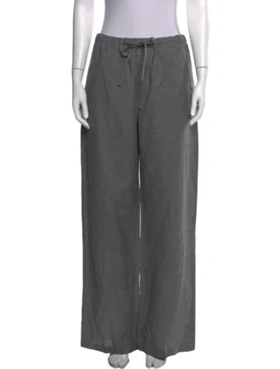 Pre-owned Frame Wide Leg Pants In Grey