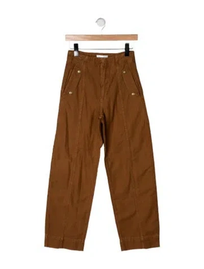 Pre-owned Frame Wide Leg Pants In Multi