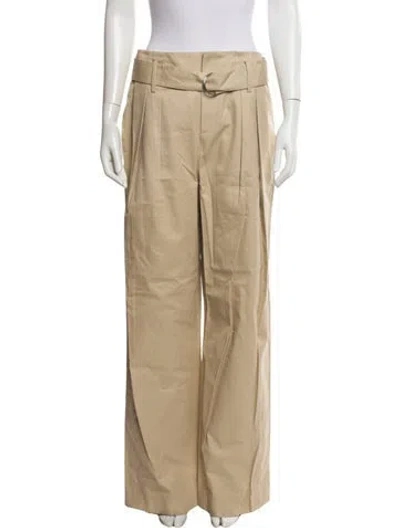 Pre-owned Frame Wide Leg Pants In Neutral