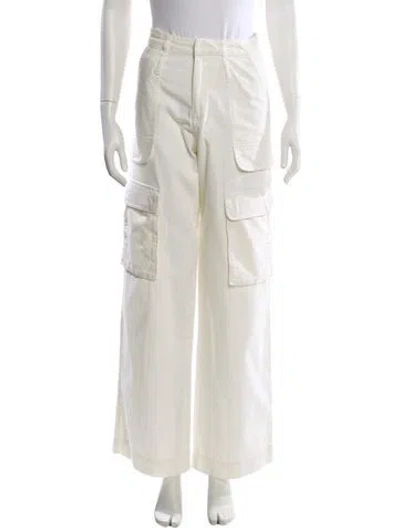 Pre-owned Frame Wide Leg Pants In Neutral
