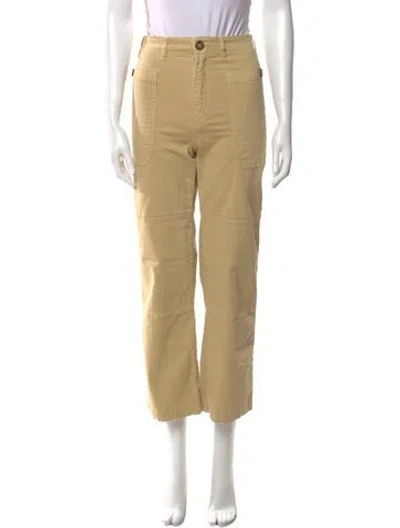 Pre-owned Frame Wide Leg Pants In Neutral