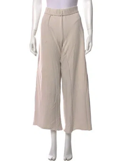 Pre-owned Frame Wide Leg Pants In Neutral