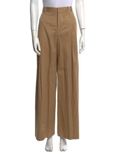 Pre-owned Frame Wide Leg Pants In Neutral