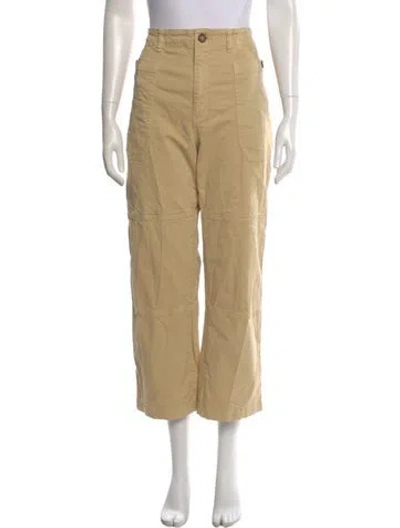 Pre-owned Frame Wide Leg Pants In Neutral
