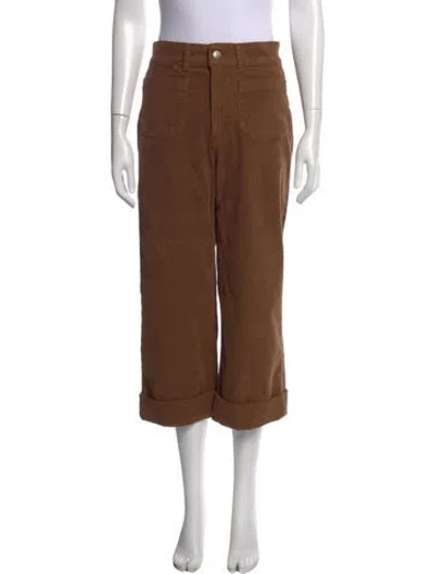 Pre-owned Frame Wide Leg Pants In Neutral