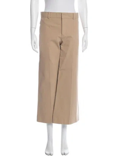 Pre-owned Frame Wide Leg Pants In Neutral