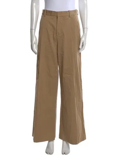 Pre-owned Frame Wide Leg Pants In Neutral