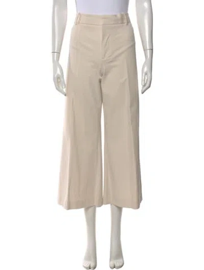 Pre-owned Frame Wide Leg Pants In Neutral