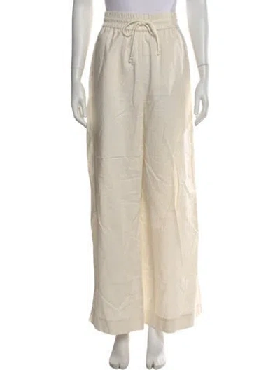 Pre-owned Frame Wide Leg Pants In Neutral