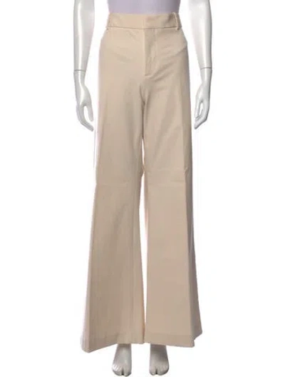 Pre-owned Frame Wide Leg Pants In Neutral