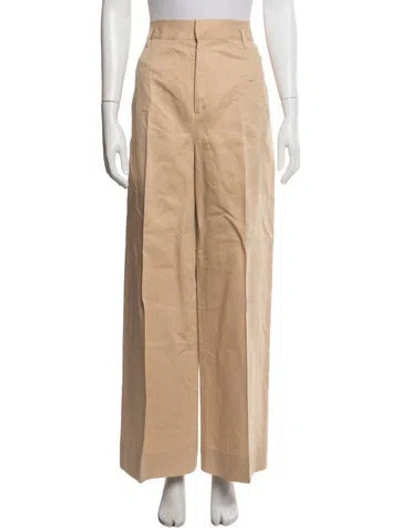 Pre-owned Frame Wide Leg Pants In Neutral