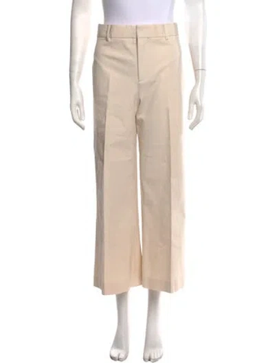 Pre-owned Frame Wide Leg Pants In Neutrals