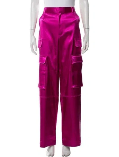 Pre-owned Frame Wide Leg Pants In Pink