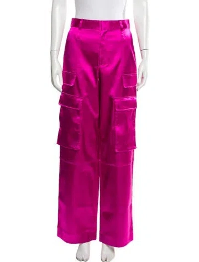 Pre-owned Frame Wide Leg Pants In Purple