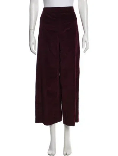 Pre-owned Frame Wide Leg Pants In Purple