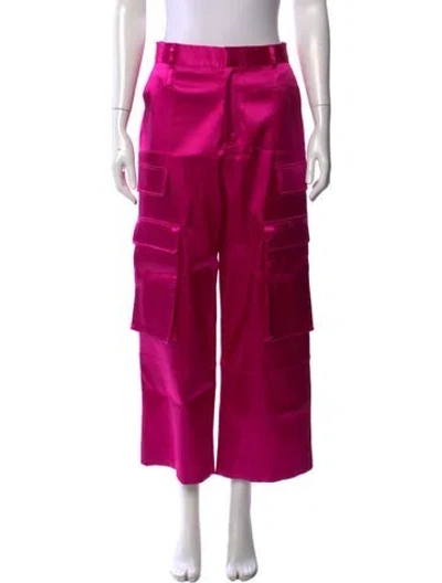 Pre-owned Frame Wide Leg Pants In Purple