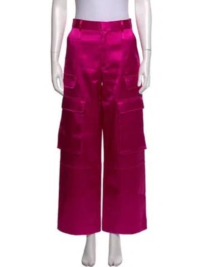 Pre-owned Frame Wide Leg Pants In Purple