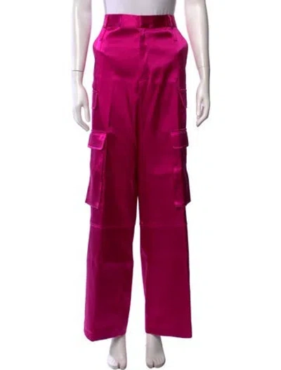 Pre-owned Frame Wide Leg Pants In Purple