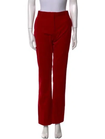 Pre-owned Frame Wide Leg Pants In Red