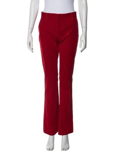 Pre-owned Frame Wide Leg Pants In Red