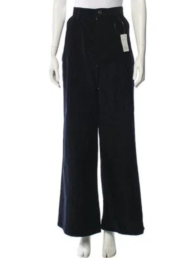 Pre-owned Frame Wide Leg Pants W/ Tags In Black