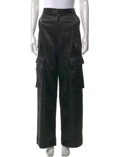 Pre-owned Frame Wide Leg Pants W/ Tags In Black