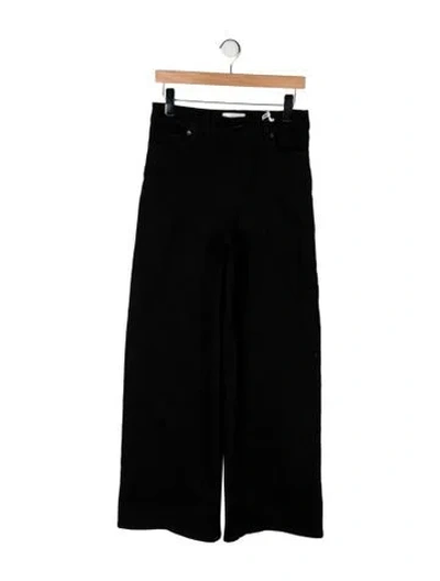 Pre-owned Frame Wide Leg Pants W/ Tags In Black