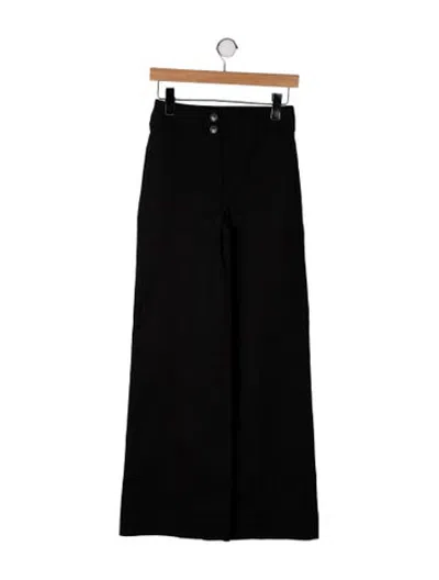 Pre-owned Frame Wide Leg Pants W/ Tags In Black